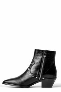 ZHORS LIGNE NOIR TYLER VINTAGE PATENT + FLAT ST