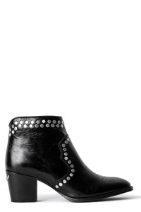 ZHORS LIGNE NOIR MOLLY VINTAGE PATENT + FLAT ST