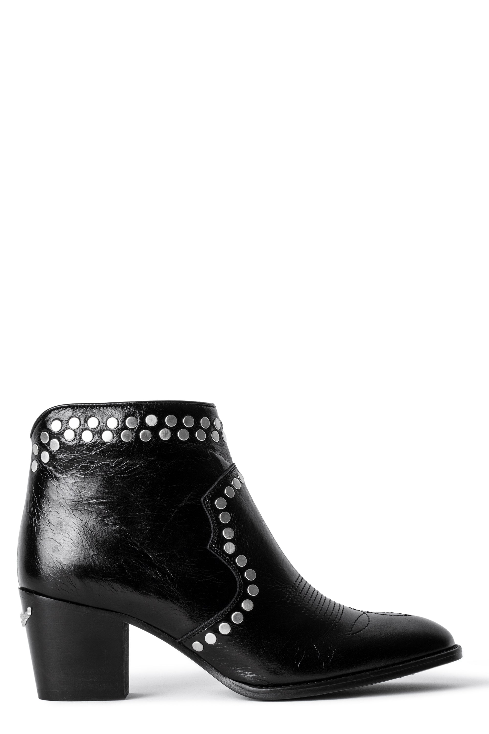 ZHORS LIGNE NOIR MOLLY VINTAGE PATENT + FLAT ST