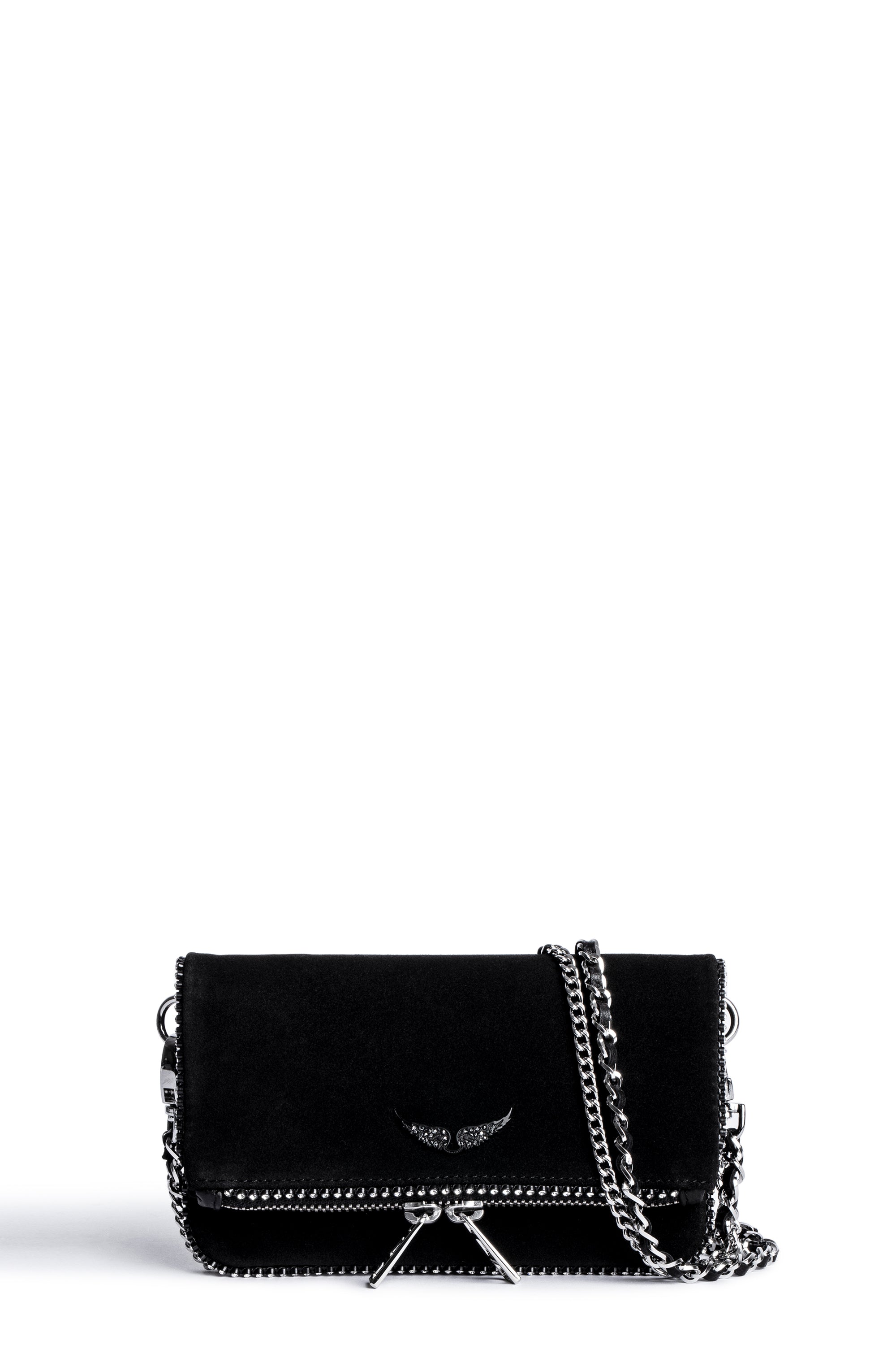 ZHORS LIGNE NOIR ROCK NANO SUEDE + STRASS PIPIN