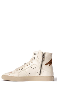 ZHORS LIGNE BLANC TAN ZV1747 HIGH FLASH - CRUSH + SU
