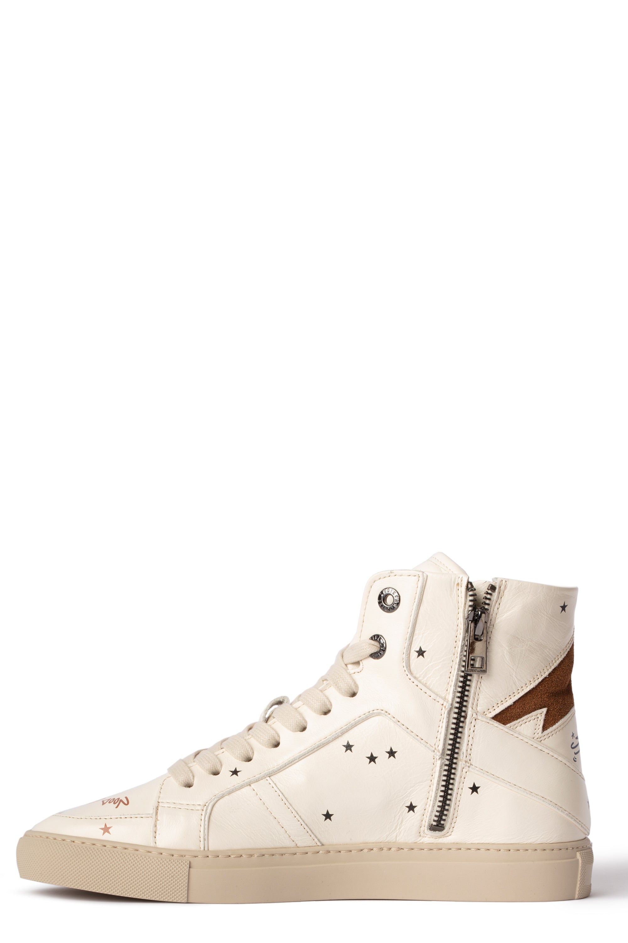 ZHORS LIGNE BLANC TAN ZV1747 HIGH FLASH - CRUSH + SU