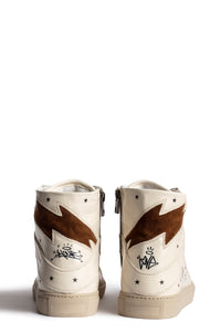 ZHORS LIGNE BLANC TAN ZV1747 HIGH FLASH - CRUSH + SU