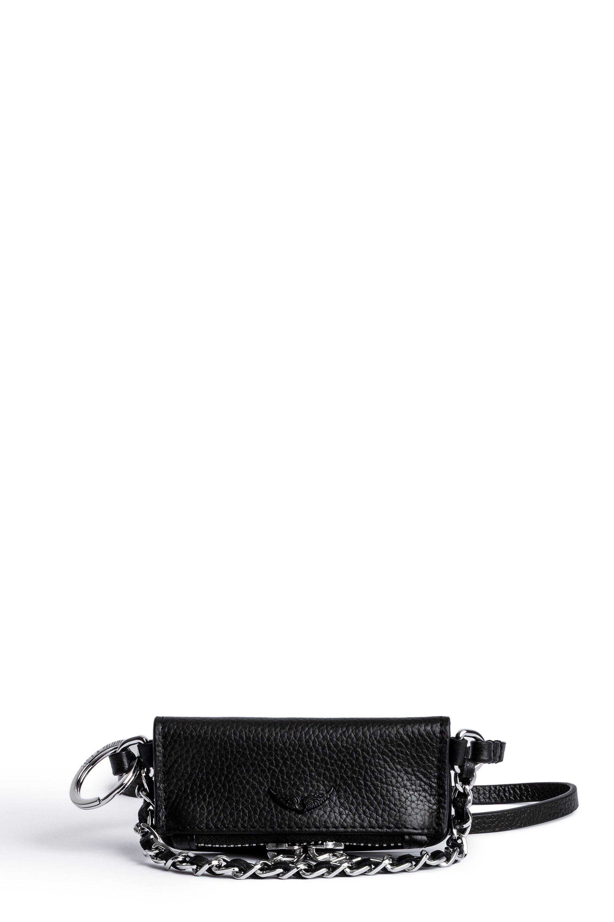 ZHORS LIGNE NOIR ROCK GRIGRI GRAINED LEATHER