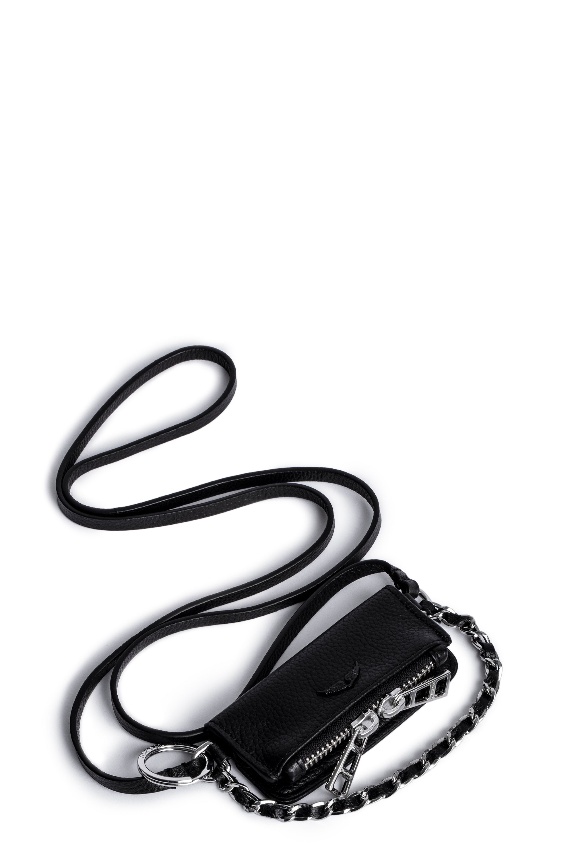 ZHORS LIGNE NOIR ROCK GRIGRI GRAINED LEATHER