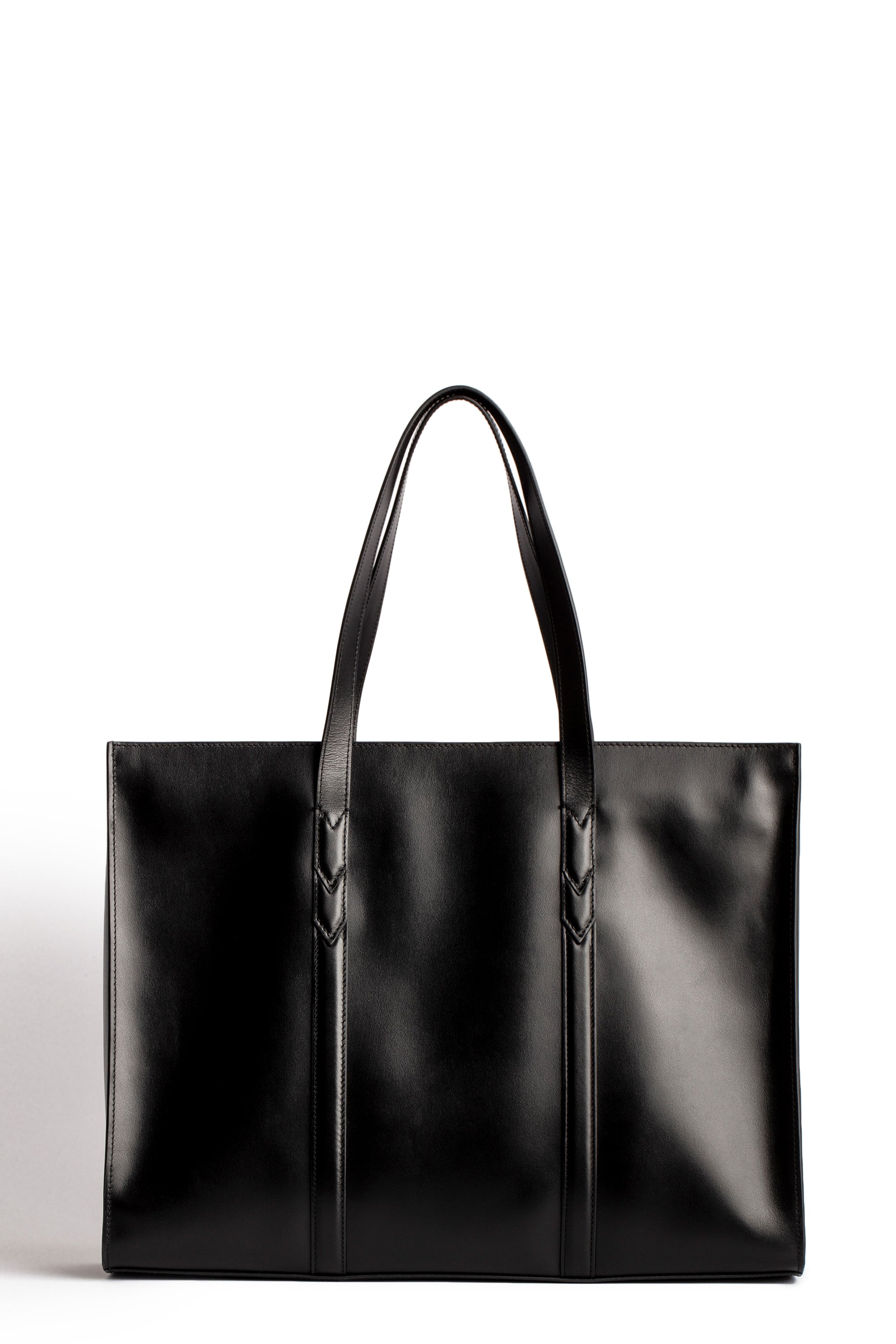 ZHORS BLACK LINE ZV INITIAL TOTE CALFSKIN