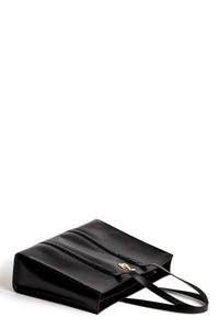 ZHORS BLACK LINE ZV INITIAL TOTE CALFSKIN