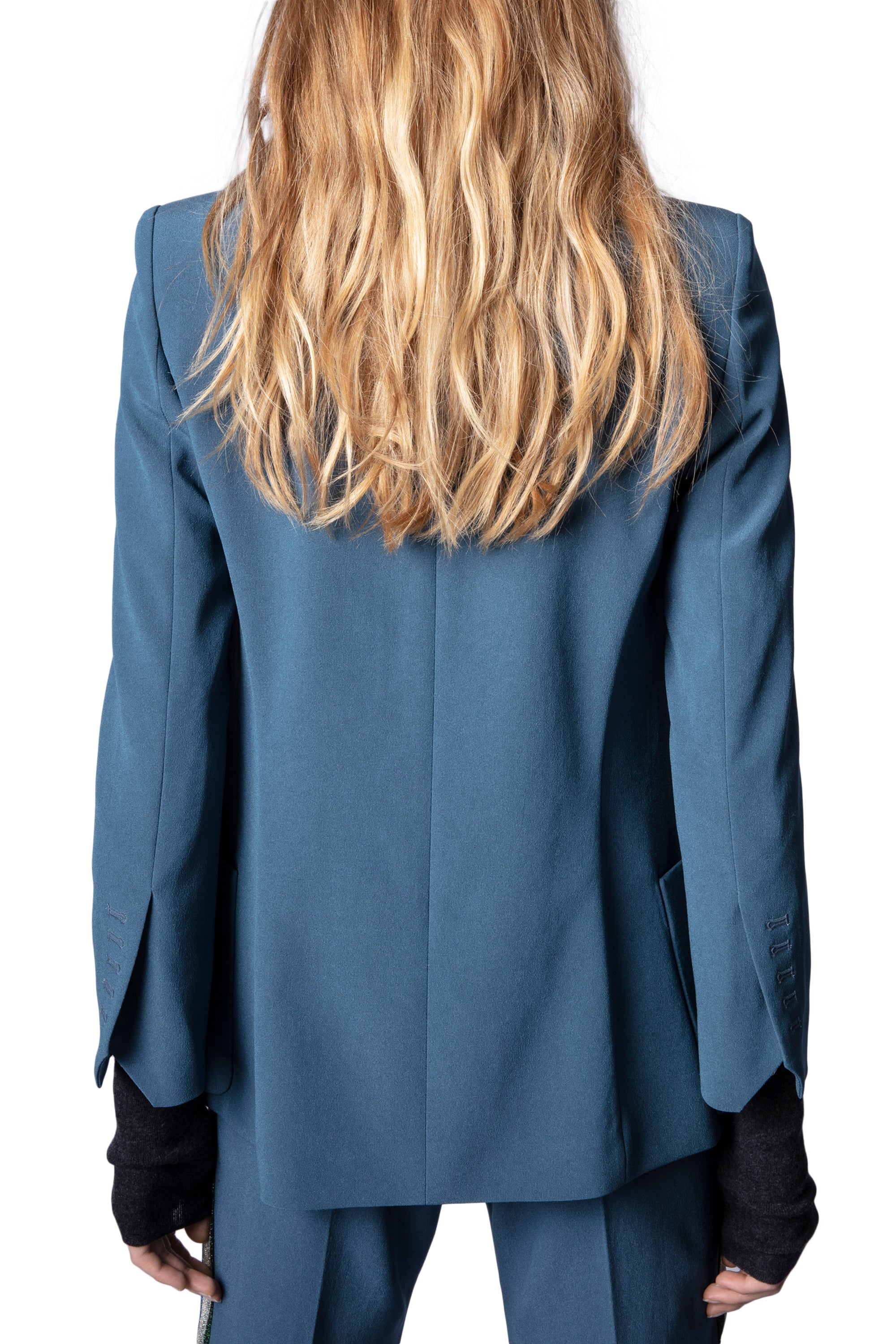Veste Visko CrÃªpe - Bleu De Gris