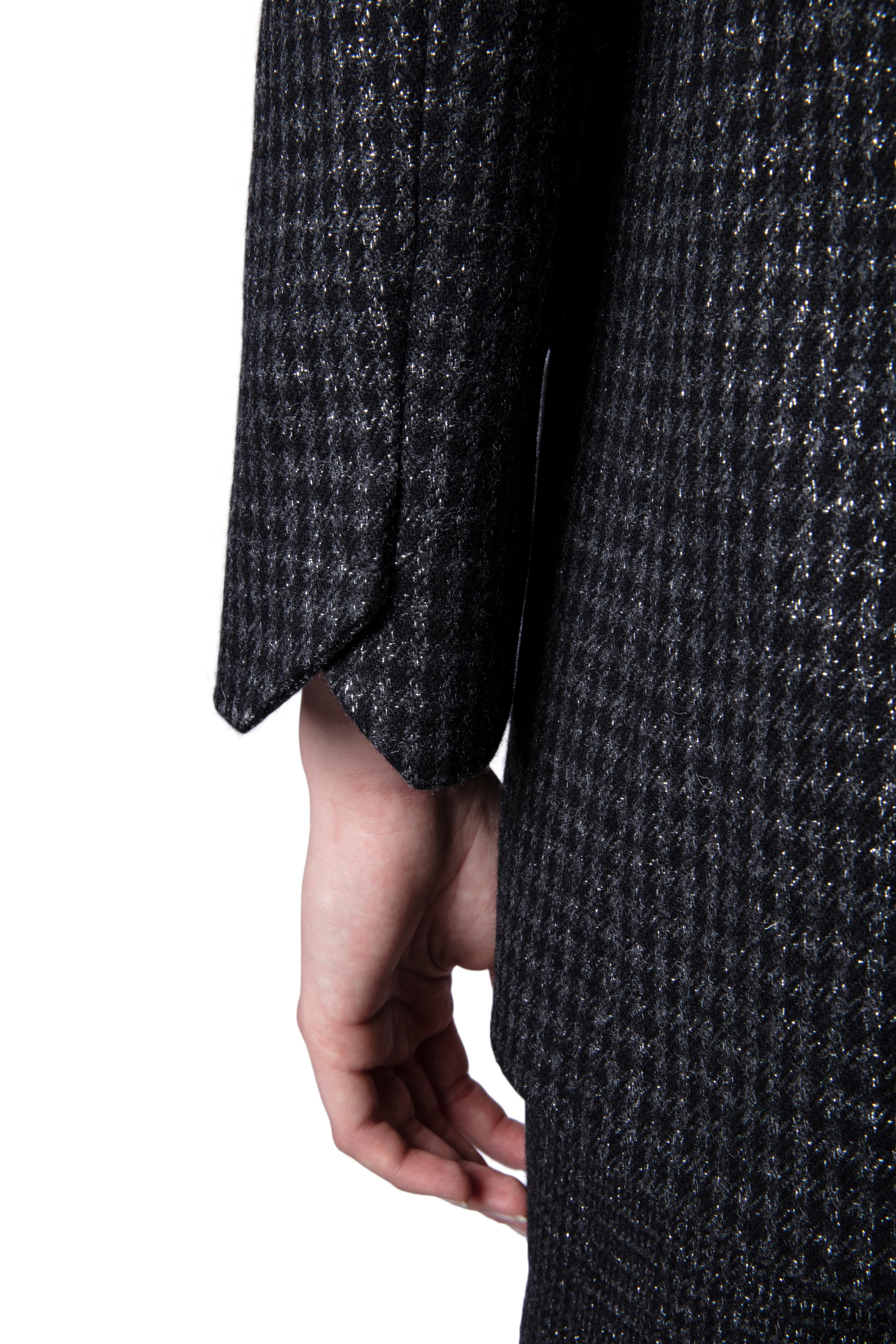 ZHORS LIGNE NOIR VIVA CHECK LUREX VESTE