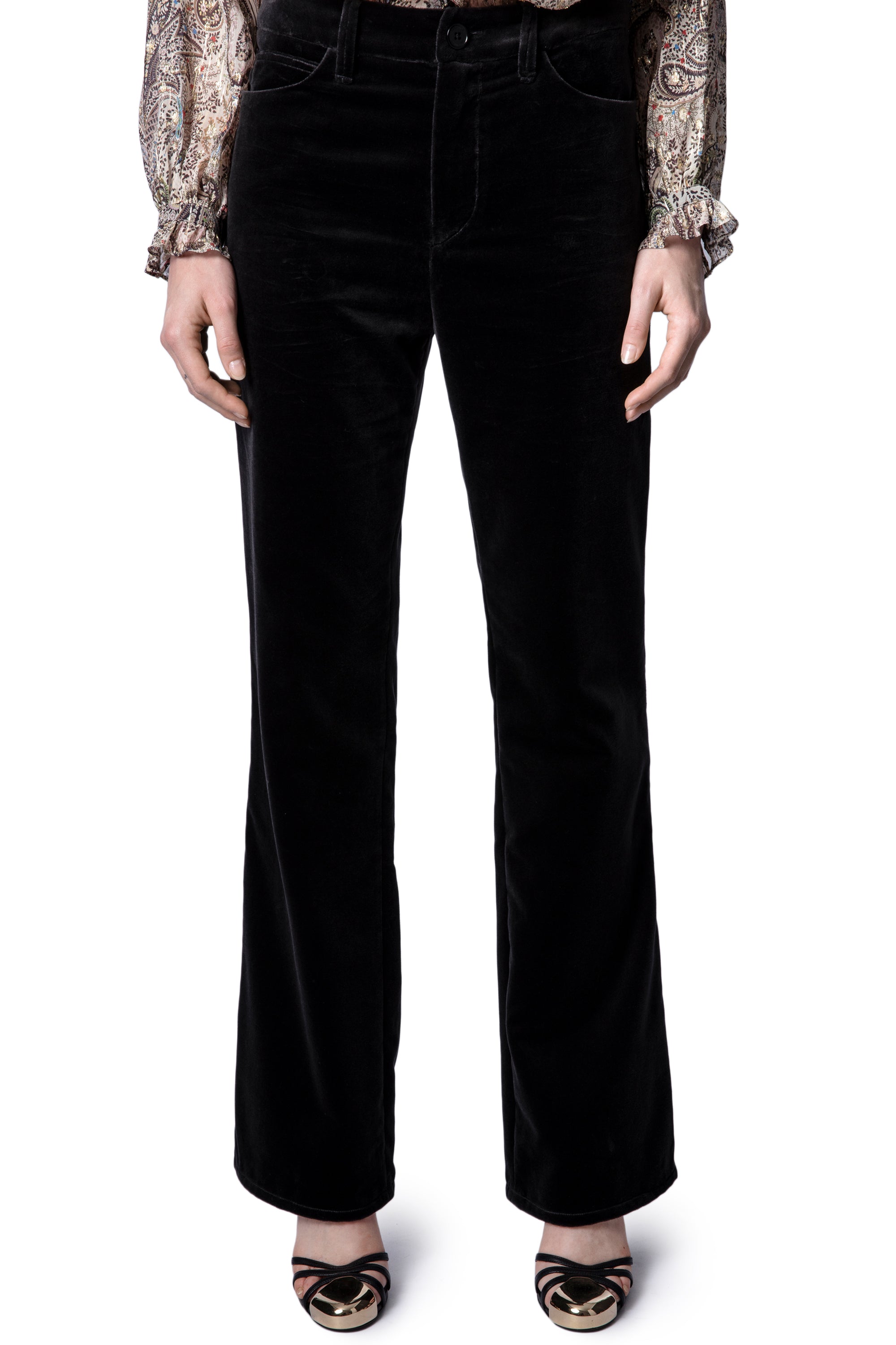 Pistol velour trousers - Grey