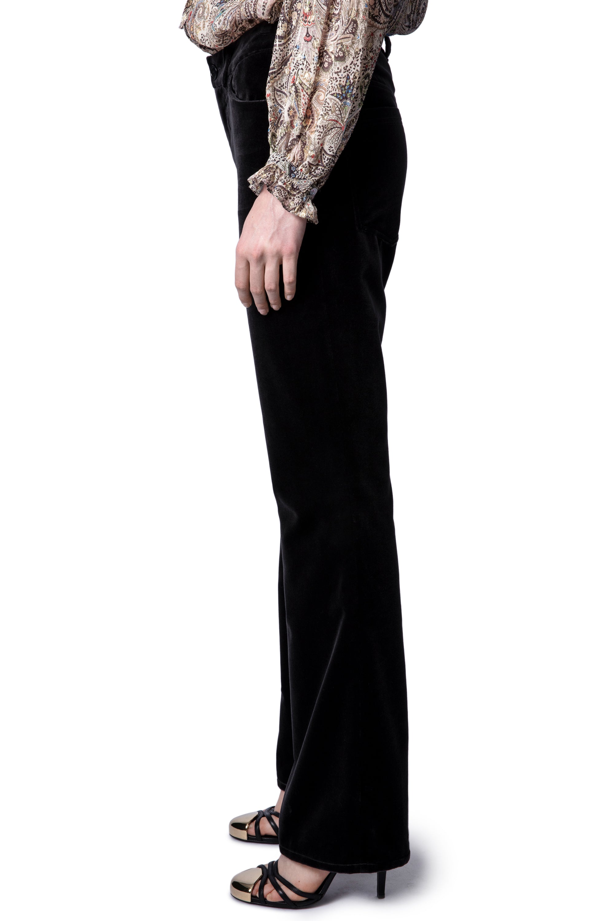 Pistol velour trousers - Grey