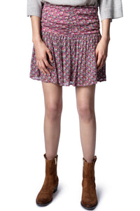 Jupe courte Javala - Rose