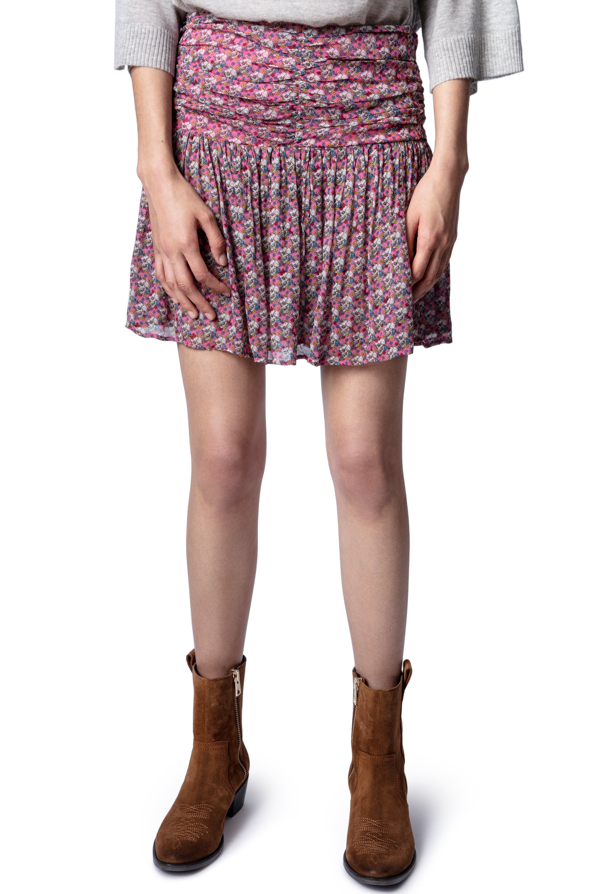 Jupe courte Javala - Rose