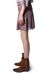 Jupe courte Javala - Rose