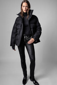 ZHORS LIGNE NOIR KADY NYLON PARKAS