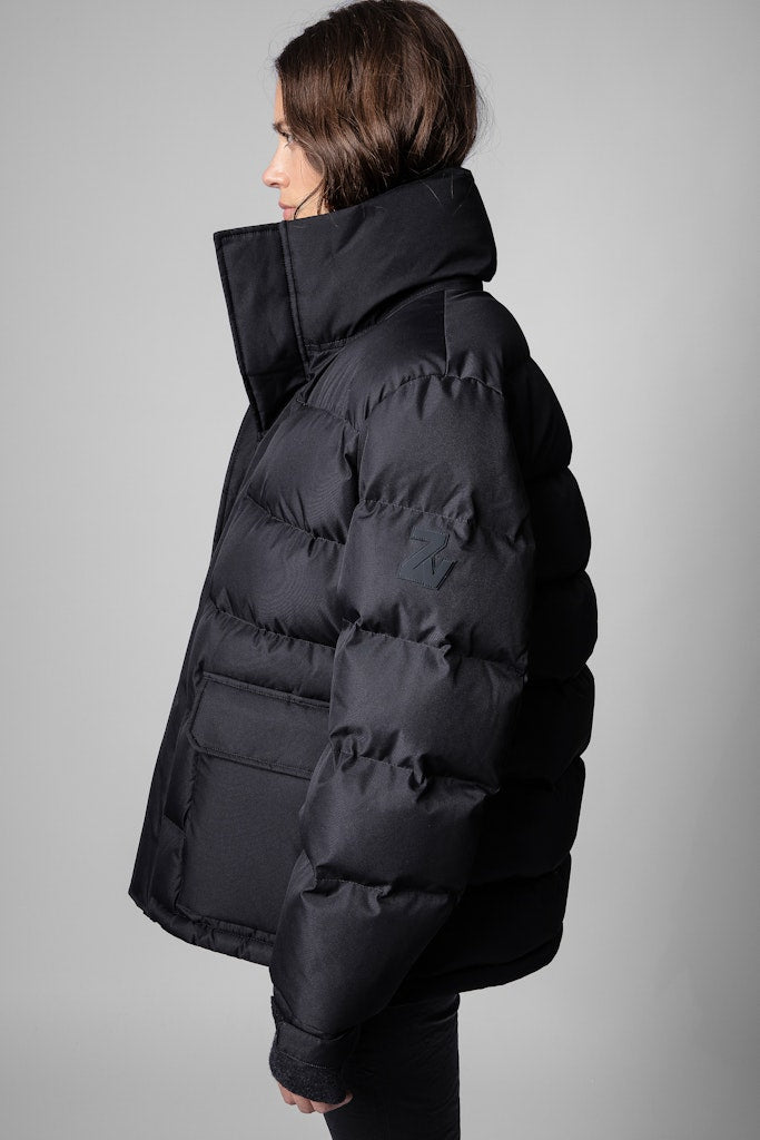 ZHORS LIGNE NOIR KADY NYLON PARKAS
