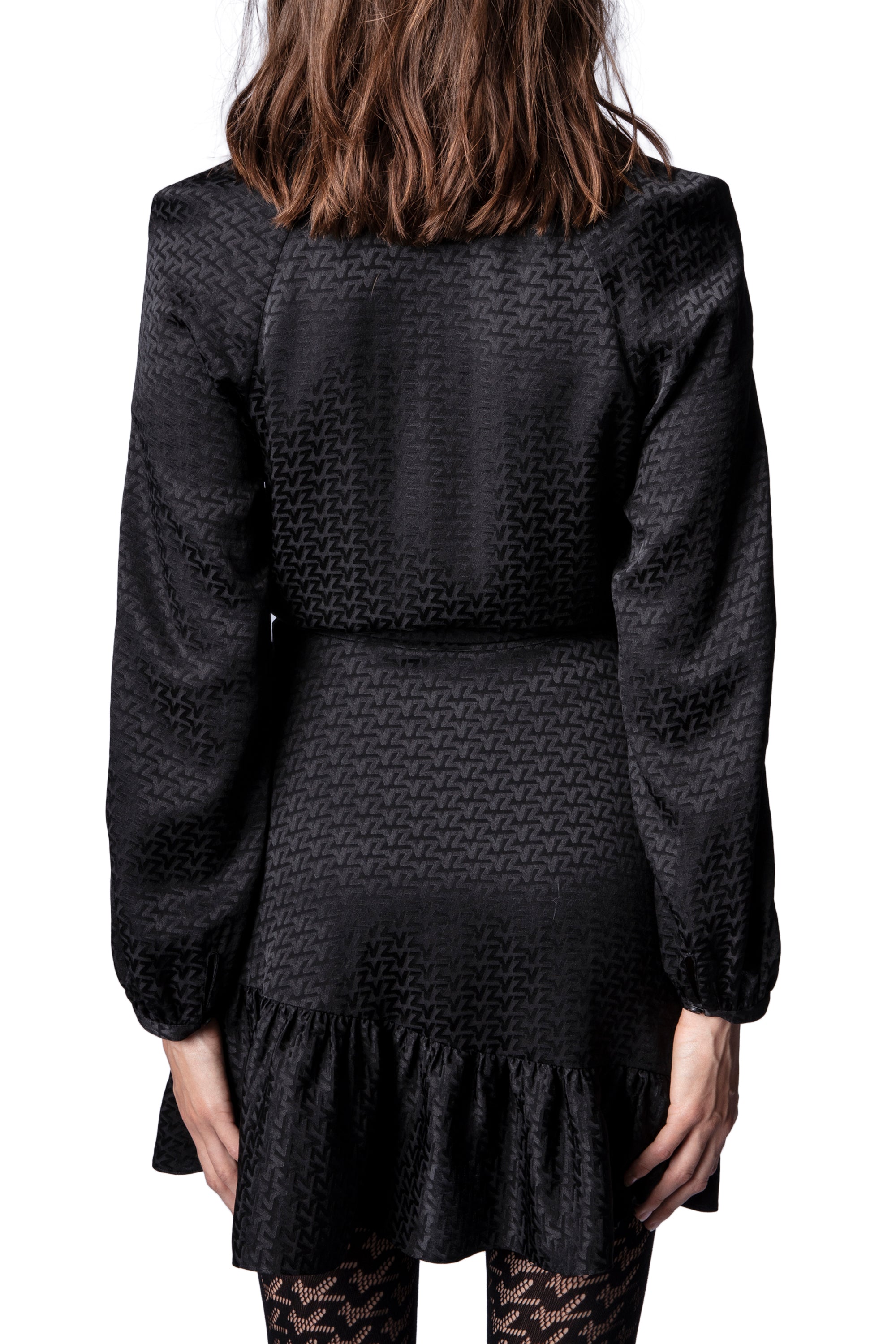 Robe en soie Russo - Noir