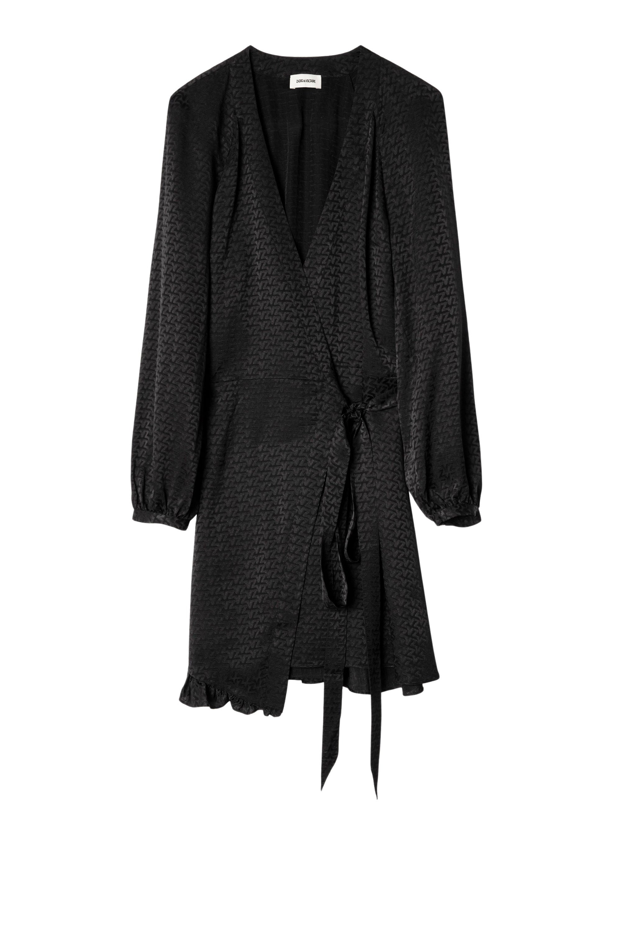 Robe en soie Russo - Noir