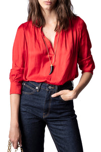 ZHORS LIGNE PASSION TINK SATIN  TUNIQUE