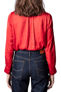 ZHORS LIGNE PASSION TINK SATIN  TUNIQUE