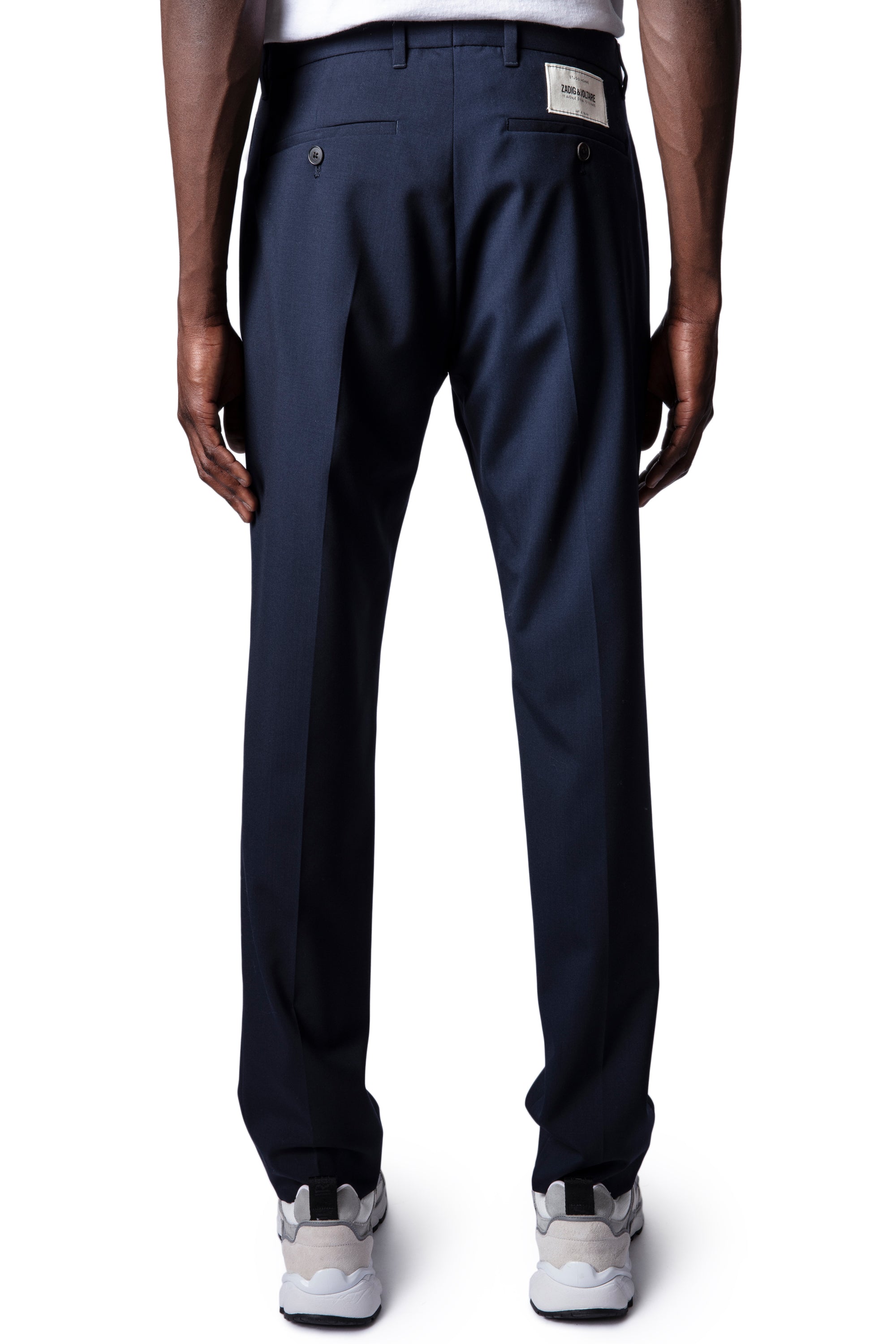 Pantalon Paris en laine - Encre