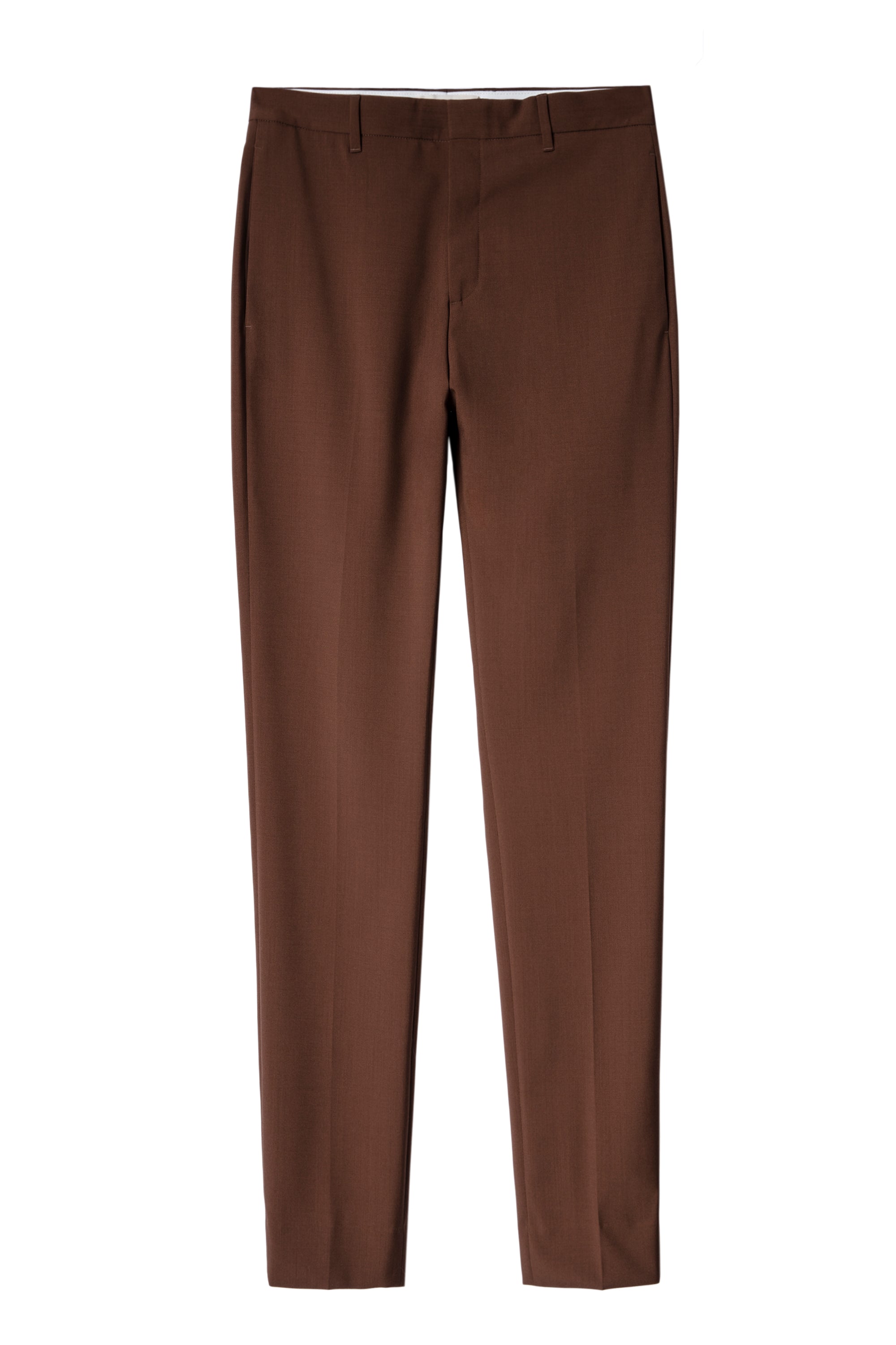 ZHORS LIGNE MARRON PARIS WOOL TECH PANTALON