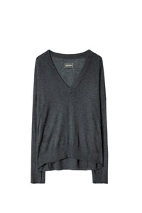 Pull Brumy en cachemire - Bleu De Gris
