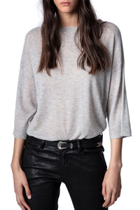 Pull Flint en cachemire - Gris Chine Clair