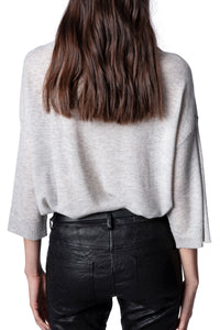 Pull Flint en cachemire - Gris Chine Clair