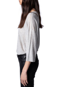 Pull Flint en cachemire - Gris Chine Clair