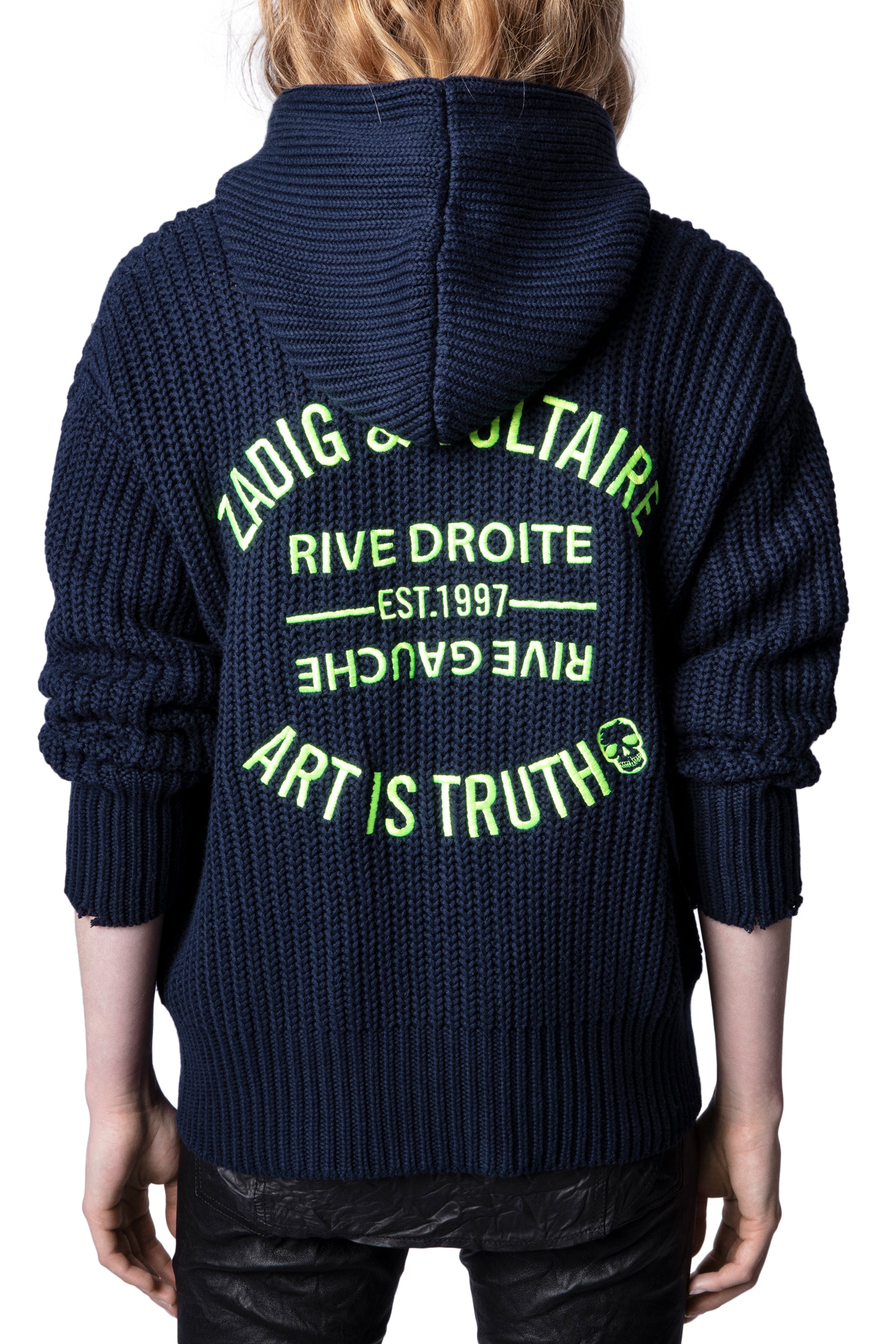 Sweat-shirt Moore à capuche - Encre