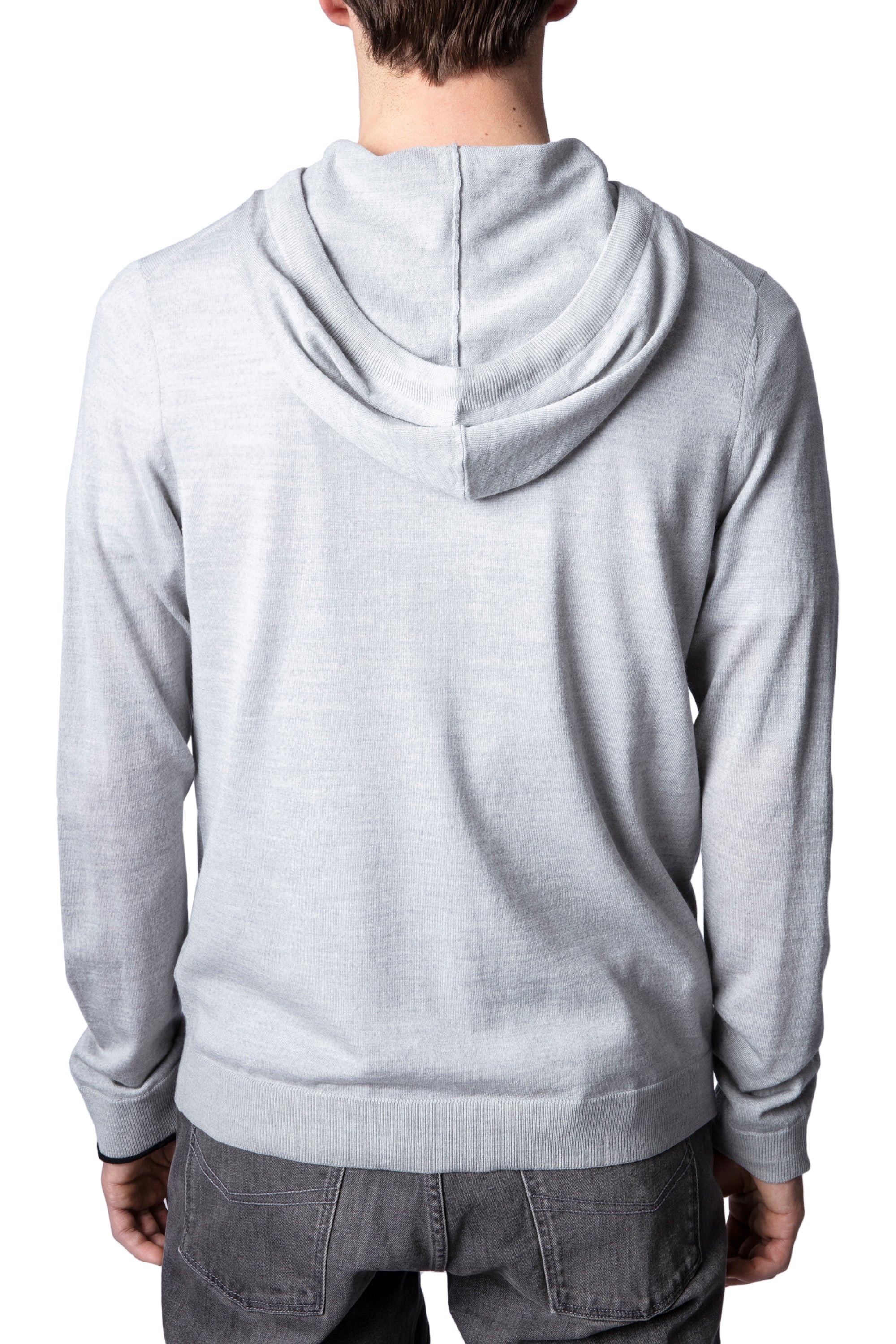 Gilet Clash en laine - Gris Clair