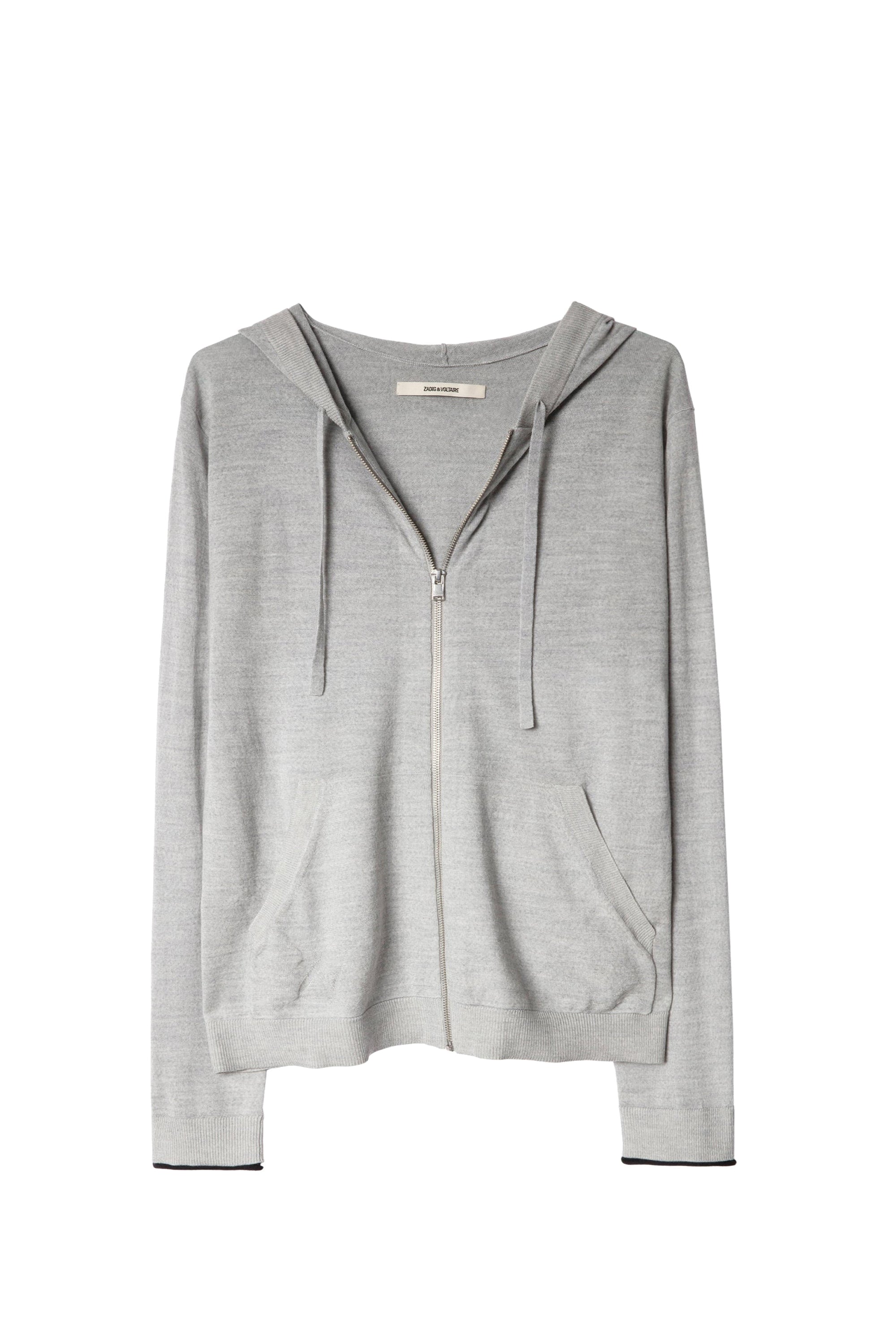 Gilet Clash en laine - Gris Clair