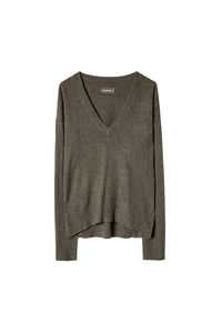 Pull Vivi en cachemire - Kaki Clair