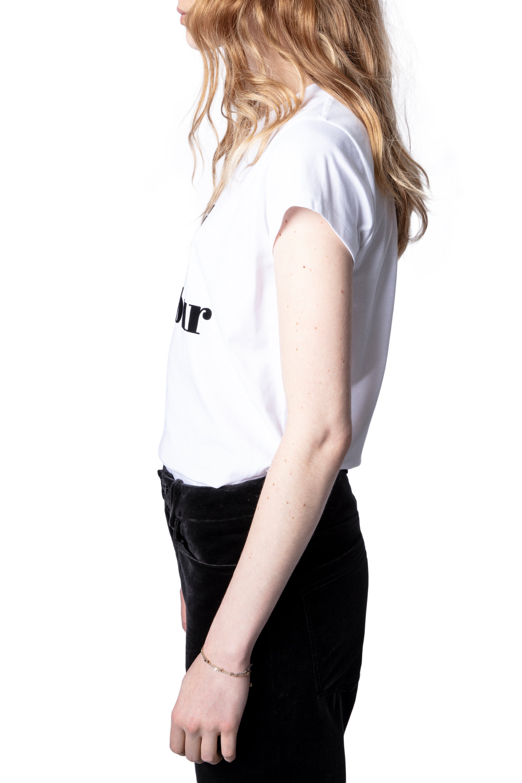 ZHORS LIGNE BLANC WOOP J'AI REVE D'AMOUR T-SHIRT