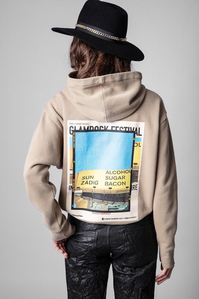 Spencer Photoprint Sweatshirt - Latte