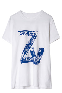 ZHORS LIGNE BLANC ZOE ZV NEW BLASON T-SHIRT COTO