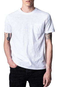 T-shirt Stockholm Flamme - Blanc