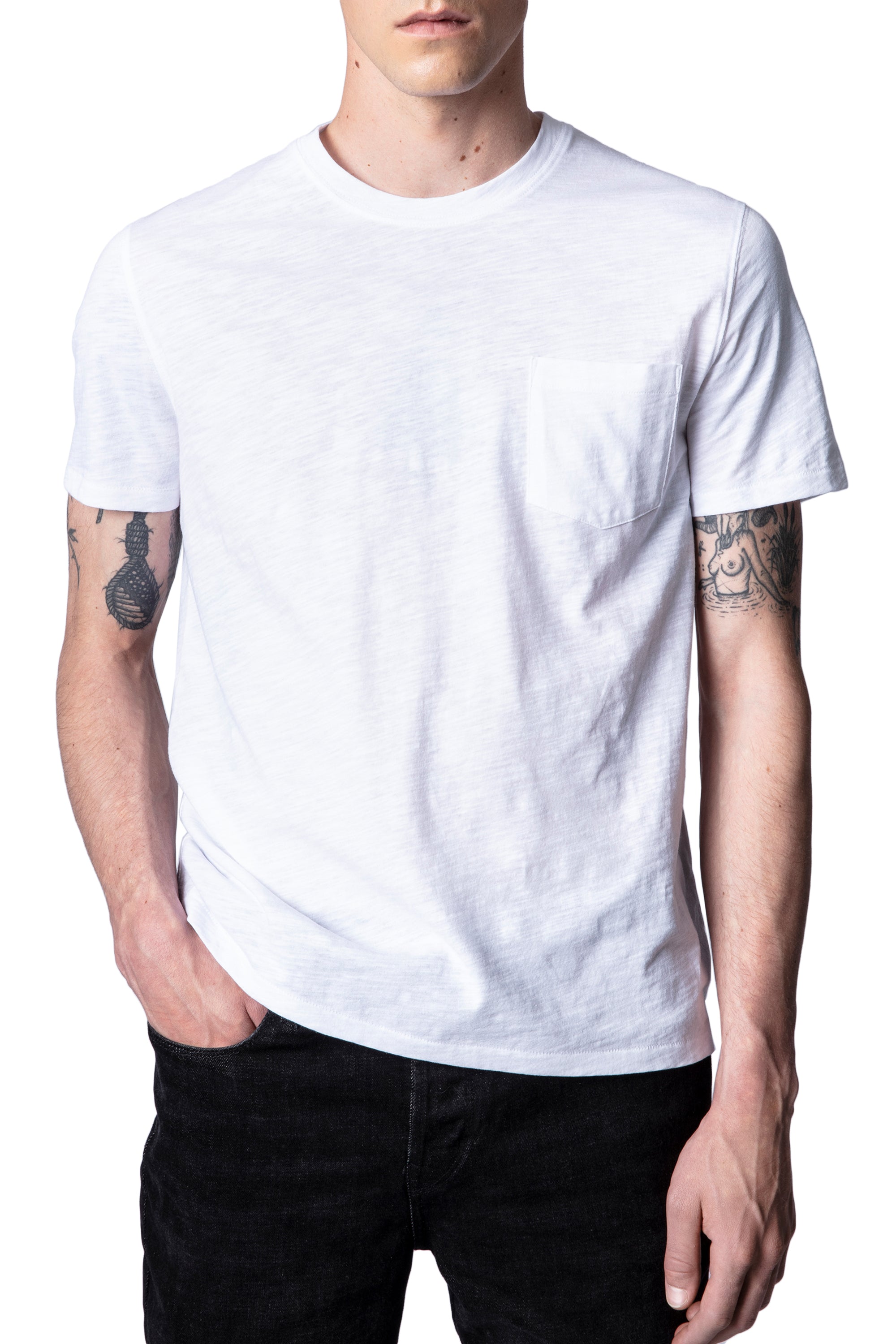 T-shirt Stockholm Flamme - Blanc