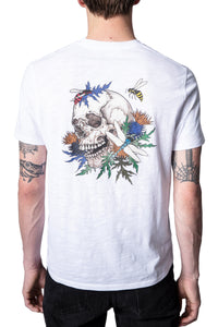 T-shirt Stockholm Flamme - Blanc