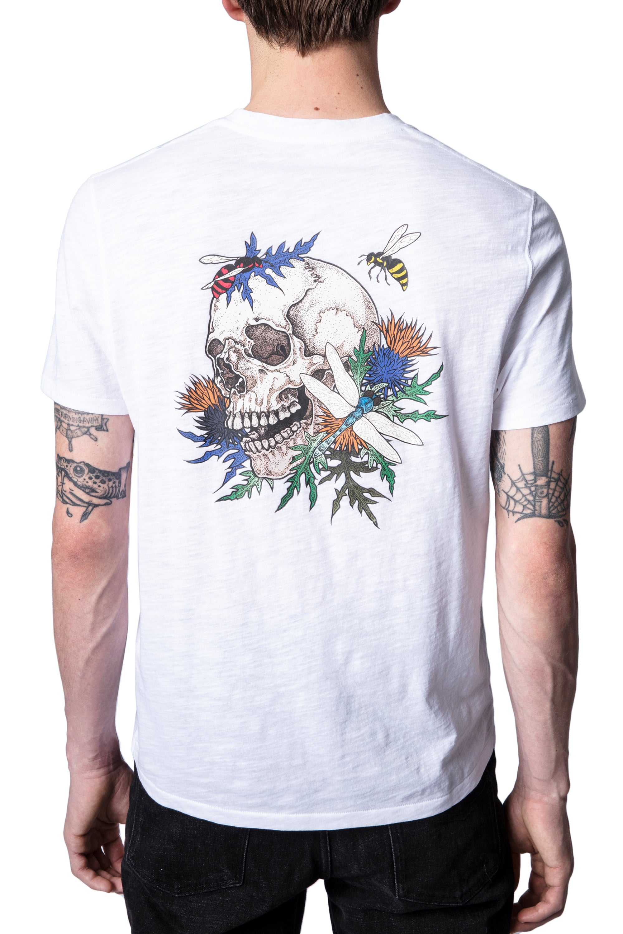 T-shirt Stockholm Flamme - Blanc