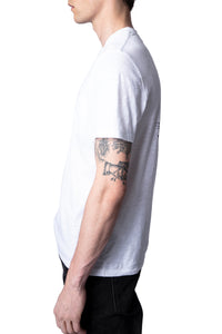 T-shirt Stockholm Flamme - Blanc