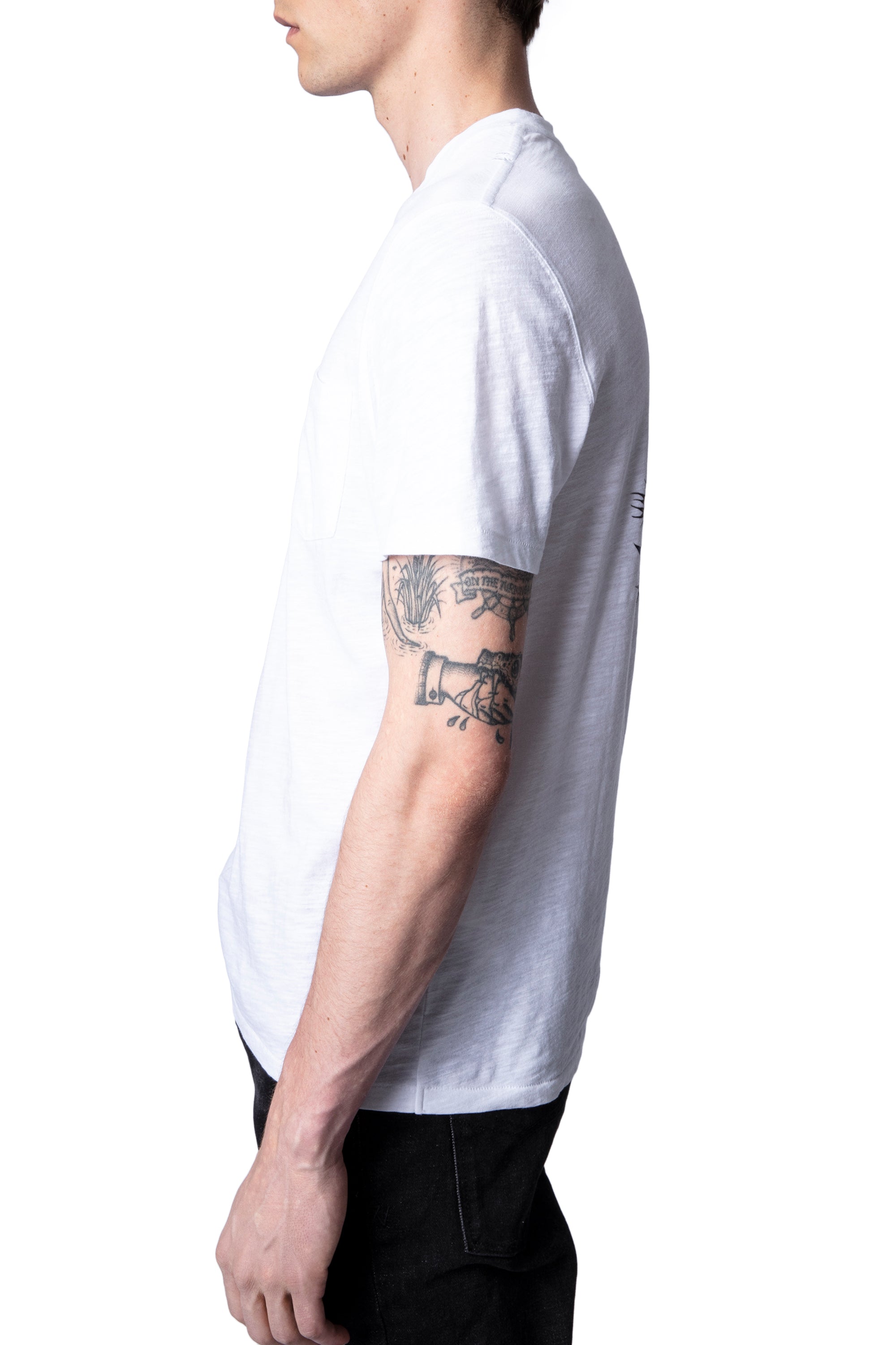 T-shirt Stockholm Flamme - Blanc