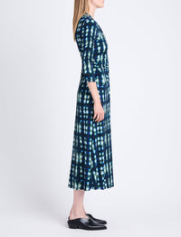 Robe midi Natalee - Sage Multicolor
