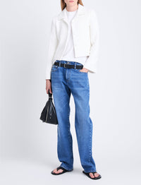 Veste Quinn effet tweed - Ivory