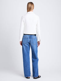 Veste Quinn effet tweed - Ivory