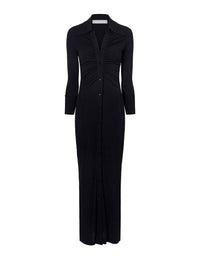 Robe Clara en jersey crêpe - Black