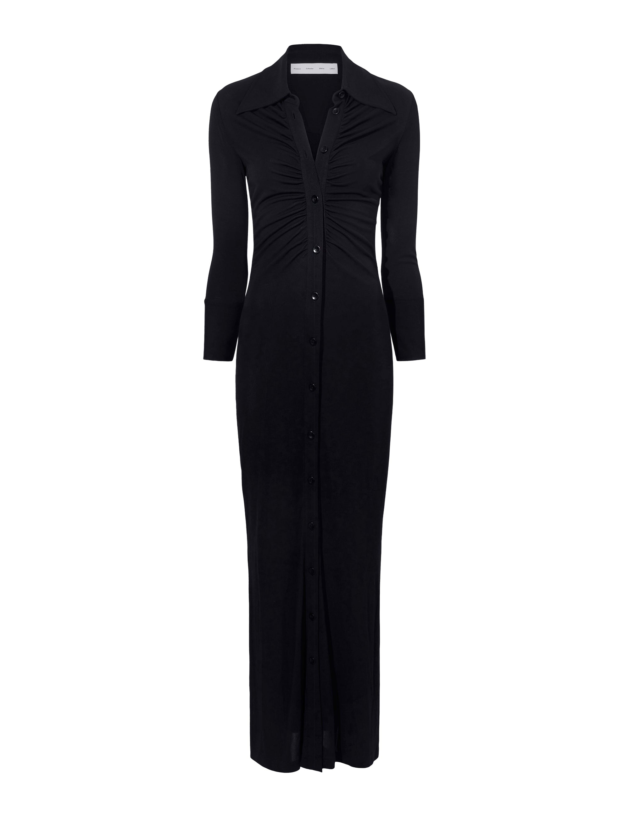 Robe Clara en jersey crêpe - Black