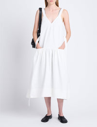 Robe Sasha en coton - Off White