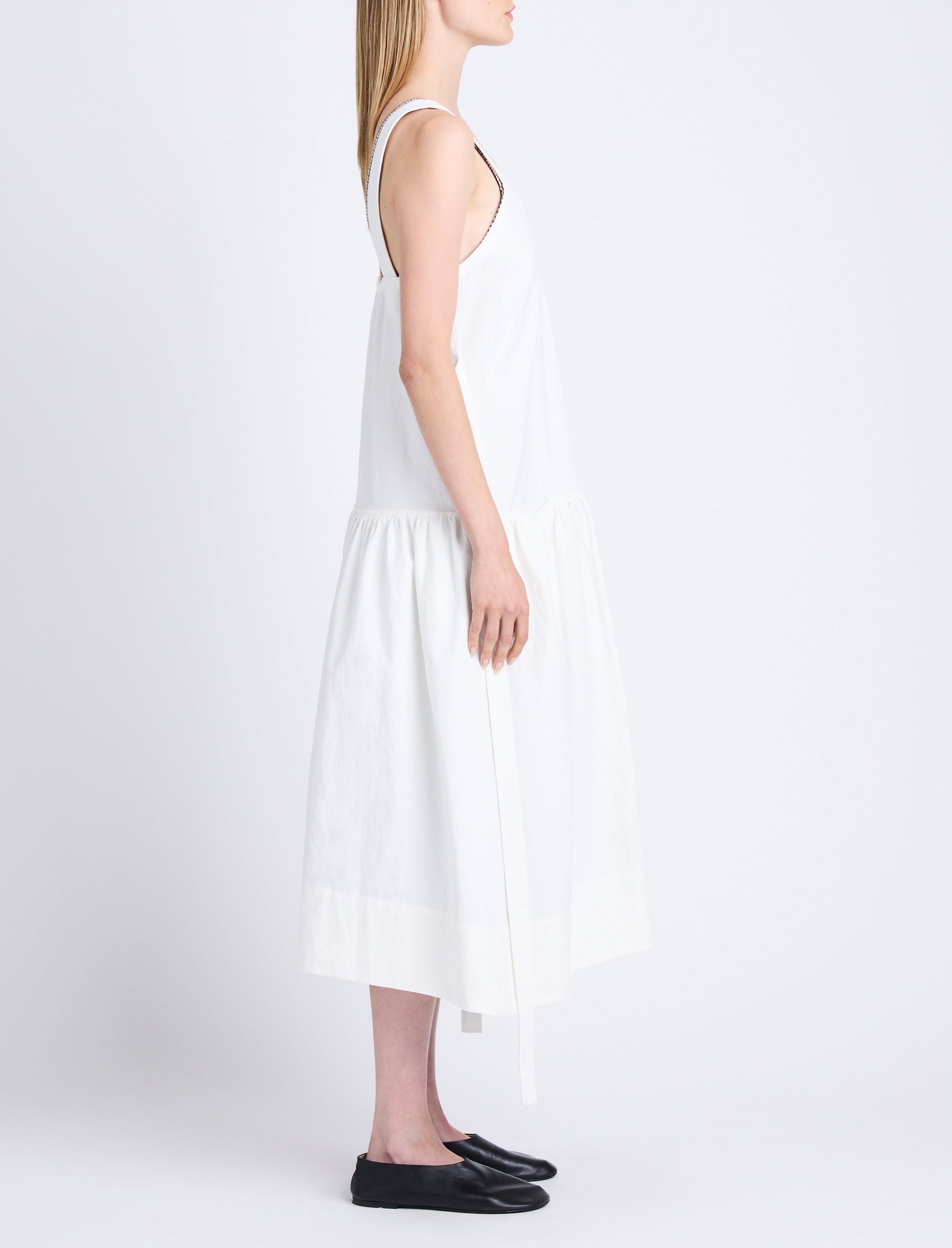 Robe Sasha en coton - Off White
